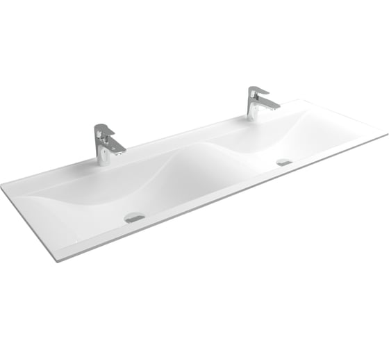 Раковина Velvex Pulsus 140, белая rkPUL.140-81
