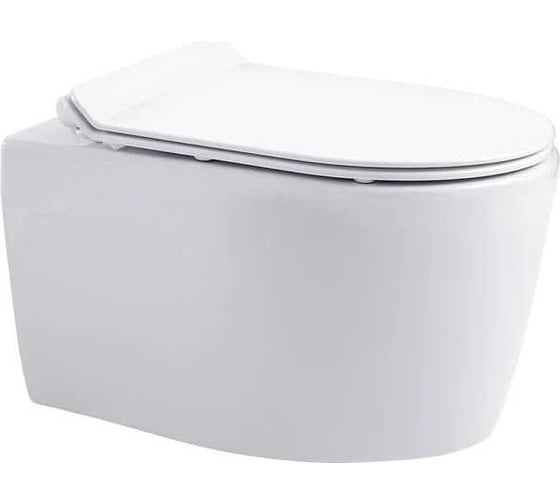 Подвесной унитаз с сидением Aquanet SMART W Tornado Soft Close-SLIMSEAT 00332172