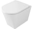 Подвесной безободковый унитаз OWL 1975 Curve Cirkel-H с сиденьем DP микролифт OWLT190802 1