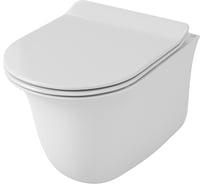 Подвесной безободковый унитаз OWL 1975 Eter Cirkel-H с сиденьем DP микролифт OWLT190201
