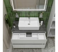 Подвесная тумба со столешницей и накладной раковиной BelBagno KRAFT 100 KRAFT100BO-KEPMNO-1338-SET