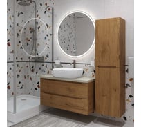 Тумба подвесная со столешницей и накладной раковиной BelBagno ETNA 100 ETNA100RN-KEPMCO-1302-SET