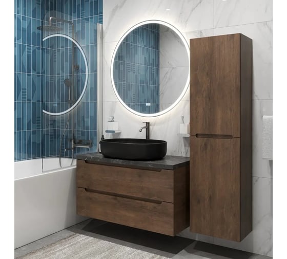 Тумба подвесная со столешницей и накладной раковиной BelBagno ETNA 100 ETNA100RW-KEPMNO-1084-SET 1