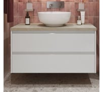 Подвесная тумба со столешницей и накладной раковиной BelBagno KRAFT 80 KRAFT80BO-KEPMCO-1077-SET