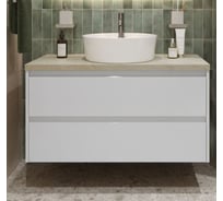 Подвесная тумба со столешницей и накладной раковиной BelBagno KRAFT 80 KRAFT80BO-KEPMCO-1306-SET