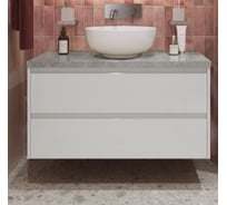 Подвесная тумба со столешницей и накладной раковиной BelBagno KRAFT 80 KRAFT80BO-KEPMGL-1077-SET