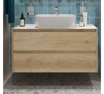 Подвесная тумба со столешницей и накладной раковиной BelBagno KRAFT 80 KRAFT80RNN-KEPBO-1302-SET