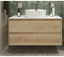 Подвесная тумба со столешницей и накладной раковиной BelBagno KRAFT 80 KRAFT80RNN-KEPBO-1306-SET