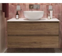 Подвесная тумба со столешницей и накладной раковиной BelBagno KRAFT 80 KRAFT80RT-KEPBO-1077-SET