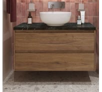 Подвесная тумба со столешницей и накладной раковиной BelBagno KRAFT 80 KRAFT80RT-KEPMNO-1077-SET