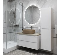 Тумба подвесная со столешницей и накладной раковиной BelBagno ETNA 80 ETNA80BL-KEPMCO-1302H316-SET