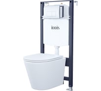 Комплект IDDIS 3в1: подвесной унитаз, инсталляция и клавиша смыва BASC010i73