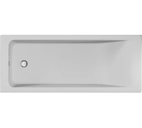 Ванна из литьевого мрамора GreenStone Arianna 1600x700 мм, с ножками, белая 160701