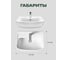 Умывальник Santek 1.WH50.1.756 ЛОНГИ 60 см 1/отв 00000137409 2