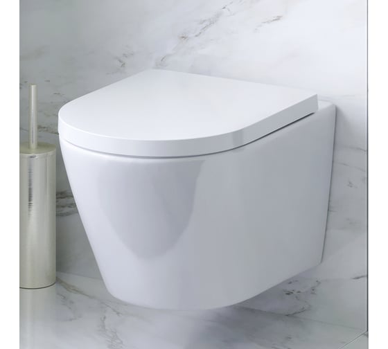 Инсталляция AM.PM MasterFit с клавишей L черный матовый, с подвесным унитазом Sense FlashClean, с сиденьем IS100138.741701