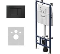 Инсталляция для подвесного унитаза AM.PM MasterFit с клавишей ProC S, матовый черный I012710.0238