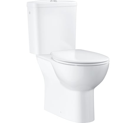 Напольный унитаз Grohe Bau Ceramic WC-Kombi Abg.senkr. soft cl. 39346000