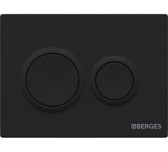 Комплект инсталляция Berges NOVUM кнопка O5 Soft Touch черная, унитаз OKUS Rimless 49 см, сиденье дюропласт микролифт, быстросъём 043390