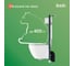 Комплект IDDIS 3в1: подвесной унитаз, инсталляция и клавиша смыва, BASB010i73 6