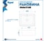 Накладная раковина Teymi Helmi S 48 с полочкой под смеситель, белый мрамор T50298 ЦБ-00269585 4