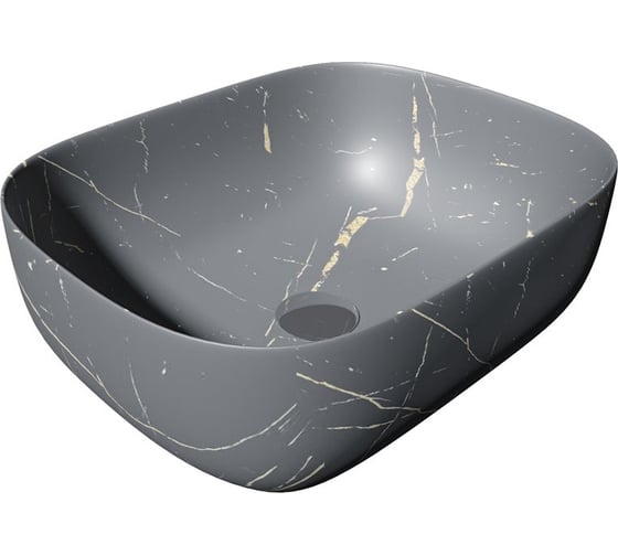 Накладная раковина Teymi Solli 50 artceramic, графит мрамор T50384 ЦБ-00269680
