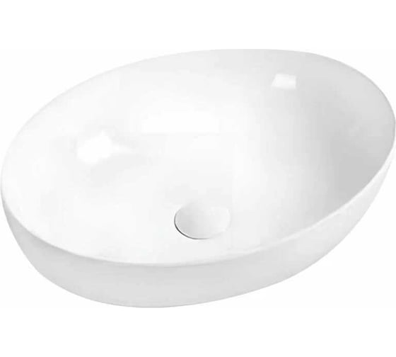 Накладная раковина Orange санфарфор, белый глянец B05-520W 1
