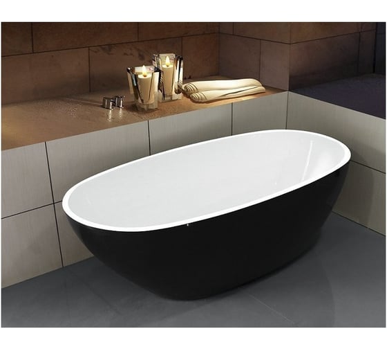 Акриловая ванна ESBANO Sophia (black) 1700x850x560 ESVASOPHB