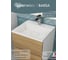 Раковина для ванной полувстраиваемая Uperwood Barsa_50 см, прямоугольная, белая 2901120345 2