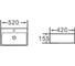 Раковина накладная ESBANO CIRCON-52 черная матовая ESRNCIRC52MB 5