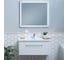 Подвесная тумба с раковиной Dreja BIG INN, 100 см, 1 ящик, белый глянец - 77.0205W-641259 77.0205WK 5