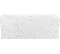 Отдельностоящая акриловая ванна Wellsee 166x77 см Pure BY в наборе 4 в 1 230706001