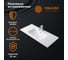 Встраиваемая раковина Orange белая, санфарфор B03-1000W 3