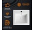 Встраиваемая раковина Orange белая, санфарфор B03-410W 6