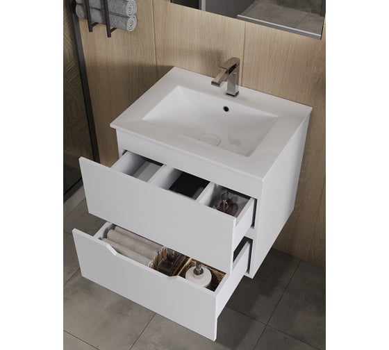 Встраиваемая раковина Orange белая, санфарфор B03-610W
