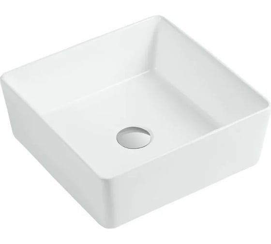 Накладная раковина Orange белая, глянцевая, санфарфор B02-385W 1