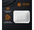 Накладная раковина Orange белая глянцевая, санфарфор B02-460W 6