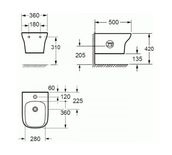 Подвесное биде Imex Grace BH10134 00182371