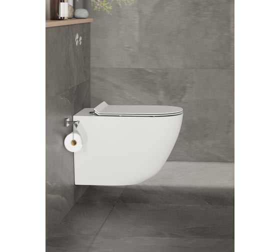 Подвесной унитаз Orange  безободковый Soft-close C07-100W