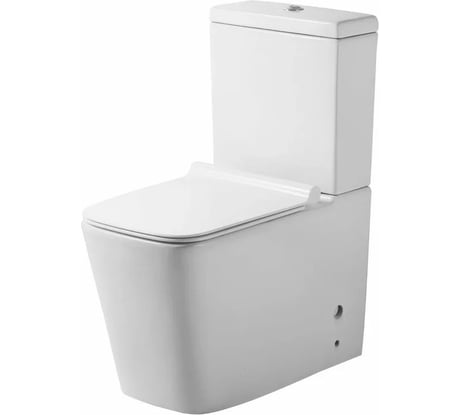 Пристенный унитаз-компакт с горизонтальным выпуском Orange C06-000W