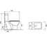 Унитаз-компакт с горизонтальным выпуском Orange C03-000W 4