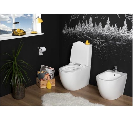 Напольное биде Aquanet CETUS-B1 00203354