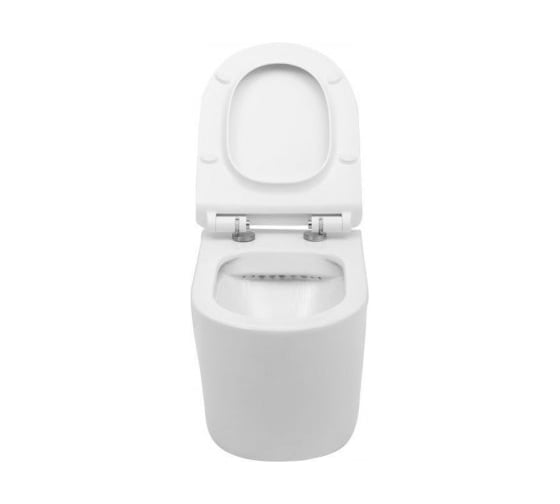 Подвесной унитаз Aquanet Atago-W с сидением Soft Close SLIMSEAT, с Rimless 00211902