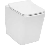 Напольный унитаз Aquanet TAVR-F с сидением Soft Close SLIMSEAT, приставной, с Rimless 00203348
