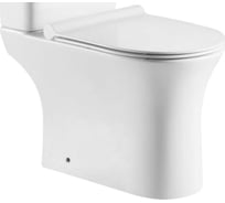 Чаша для напольного унитаза Aquanet Roll 2-C с сидением, с Rimless 00240206