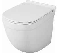 Унитаз подвесной безободковый OWL 1975 OWL Eld Cirkel-H с сиденьем DP микролифт, система смыва торнадо TOWLT190101