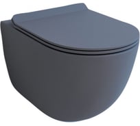 Унитаз подвесной ESBANO GARCIA серый матовый ESUPGARCGM