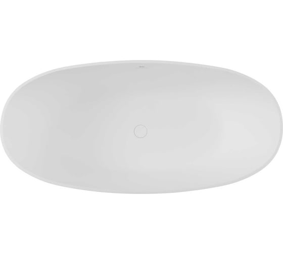 Ванна отдельно стоящая ALLEN BRAU KRION OVAL Solid Stone, 1710х820 мм, слив-перелив, белый матовый 2.35003.21 00332247