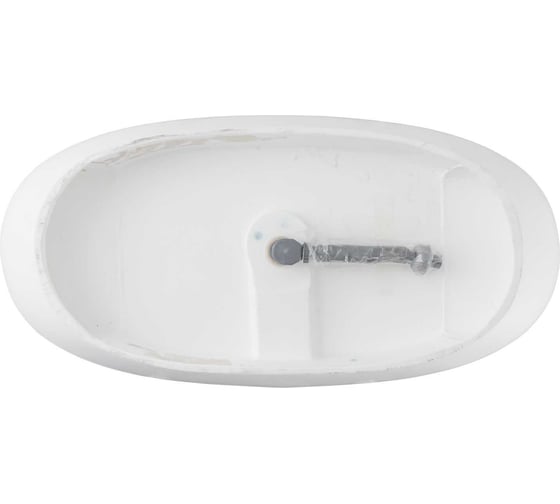 Ванна отдельно стоящая ALLEN BRAU KRION OVAL Solid Stone, 1710х820 мм, слив-перелив, белый матовый 2.35003.21 00332247