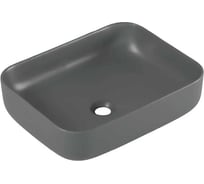 Раковина накладная на столешницу CULTO серая, прямоугольная, 51.5x40 см УТ-99903265
