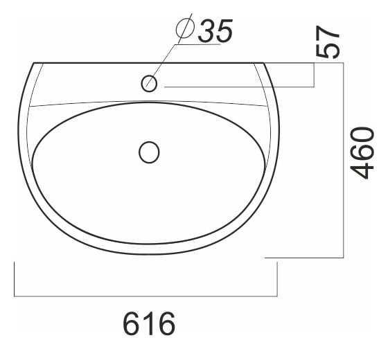 Умывальник SANITA ВИКТОРИЯ 00000055415 - выгодная цена, отзывы ...